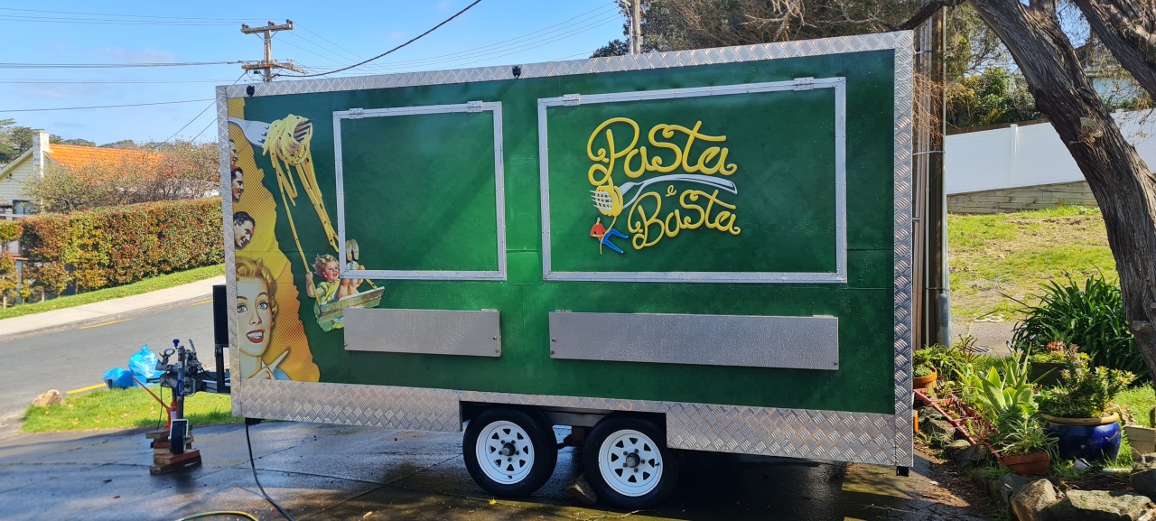 Pasta e Basta food truck exterior
